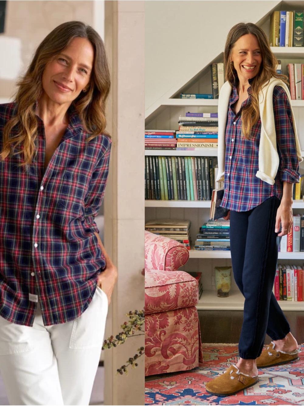 Frank & Eileen Joedy Plaid Button Down Small